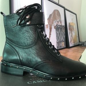 NWT VINCE CAMUTO COMBAT BOOT SZ 8.5